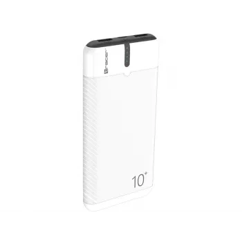 Power bank EnerGo 10000mAh biało-czarny