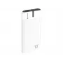 Power bank EnerGo 10000mAh biało-czarny
