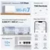 System Wi‑Fi Mesh TP‑LINK Mercusys Halo H25BE (Wi‑Fi 7, dwuzakresowy 2.4/5 GHz, 2880 Mbps) zestaw 2 szt., 3 wewnętrzne anteny, biały