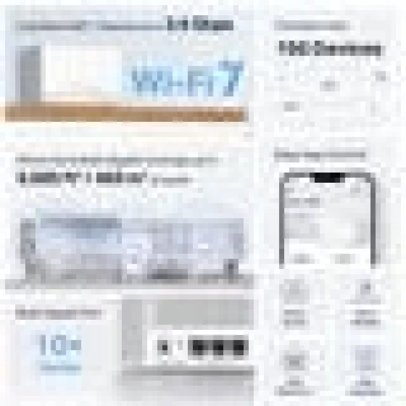 System Wi‑Fi Mesh TP‑LINK Mercusys Halo H25BE (Wi‑Fi 7, dwuzakresowy 2.4/5 GHz, 2880 Mbps) zestaw 2 szt., 3 wewnętrzne anteny, biały