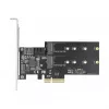 Karta rozszerzeń SATA i M.2 PCI Express DeLOCK 3 porty SATA i 2 sloty M.2 Key B