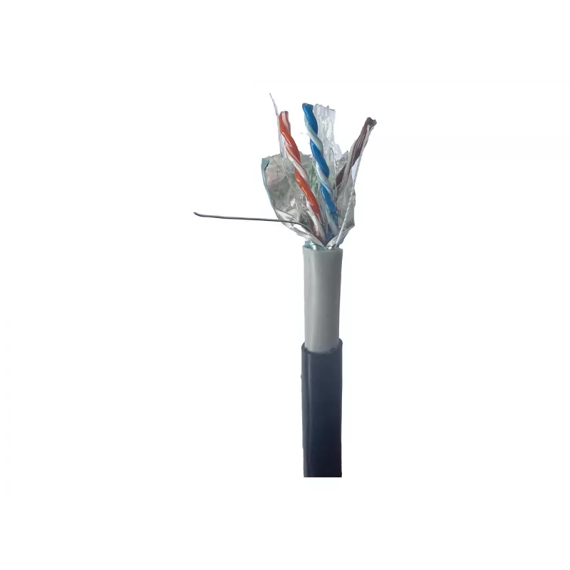 Kabel sieciowy Gembird FPC-6004GE-SO-OUT 305 m Cat6 F/UTP Czarny