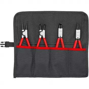 Zestaw szczypiec do pierścieni osadczych Knipex 4 szt. w pokrowcu zwijanym 19-60mm