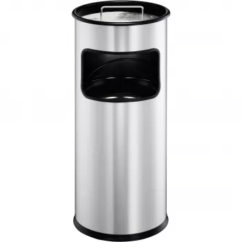 Kosz na śmieci Durable 333023 17 l okrągły metal srebrny