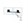 Uchwyt biurkowy Ergotron LX Series Dual Direct Arm 63,5 cm (25 cali) Biały