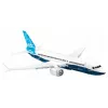Zestaw konstrukcyjny Cobi Boeing 737-8 — 340 elementów, zalecany wiek 7+, niebieski i biały