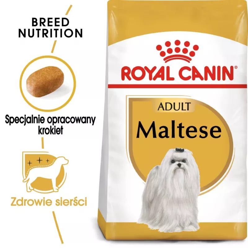 Sucha karma dla psa Royal Canin Maltese Adult 1.5 kg — kurczak, 24% białka, 18% tłuszczu