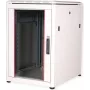 Roline Pro - szafa szafa sieciowa - ze szklanymi drzwiami, 600 x 800 mm (S x G) - jasnoszary, RAL 7035 - 16U - 48,3 cm (19) (26.21.0048)