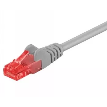 Wentronic Goobay CAT 6 Kabel krosowy, U/UTP, Szary, 1,5 m - CCA miedź Mix (95591)