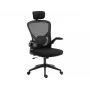 Fotel gamingowy Sandberg ErgoFusion Basic tapicerowane siedzisko siatkowe oparcie czarny