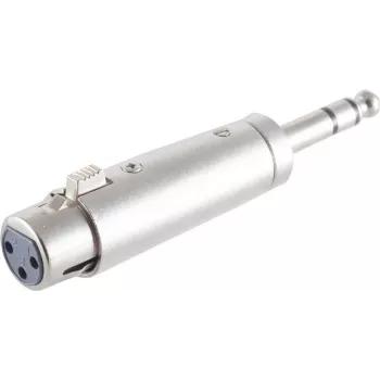 Adapter audio ShiverPeaks XLR żeński na 6,3 mm (1/4 cala) TRS jack BS55035, sprzęg stereo