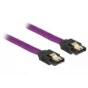 Kabel SATA DeLOCK 83691 0,5 m SATA 7-pin Fioletowy