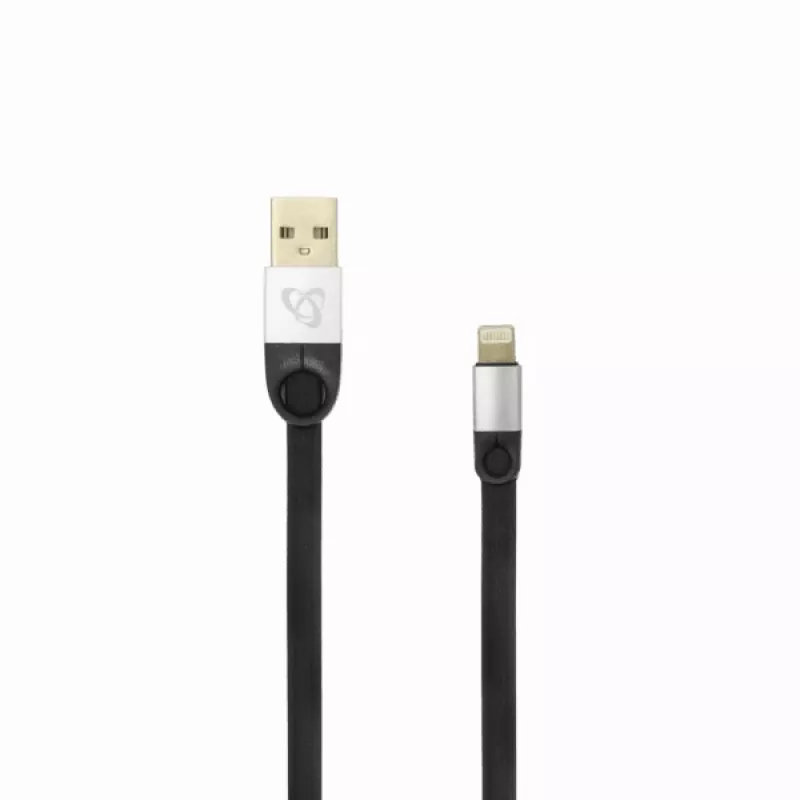 Sbox USB 2.0-8-Pin/2.4A czarny/srebrny