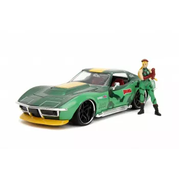 Samochód Jada Toys Street Fighter 1969 Chevrolet 1:24 Metalowy Zielony