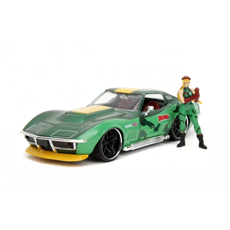 Samochód Jada Toys Street Fighter 1969 Chevrolet 1:24 Metalowy Zielony
