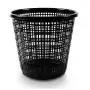 Kosz na śmieci 10 l, czarny, plastik