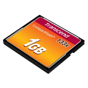 Transcend - Karta Flash Memory - 1GB - 133x - CompactFlash (TS1GCF133)