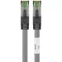 Goobay CAT 8.1 kabel krosowy, S/FTP (PiMF), szary, 3 m - LSZH bezhalogenowy, miedź AWG 24 (55138)