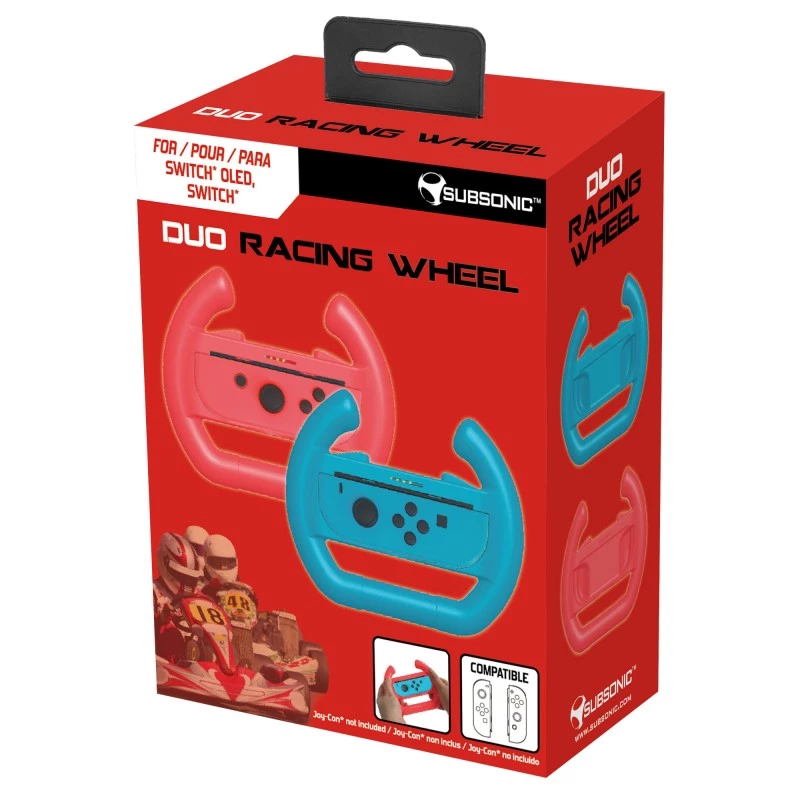 Uchwyt Subsonic SA5597 do Nintendo Switch niebiesko-czerwony