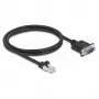 Kabel sieciowy DELOCK 64351 — Cat5e S/UTP (STP), RJ‑45 do RJ‑45, 1 m, czarny