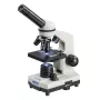 Mikroskop optyczny złożony Deltaoptical DO-3210 — monokularowy, 3 obiektywy achromatyczne, oświetlenie LED, 40–400×, głowica nachylana pod kątem 45° i obrotowa