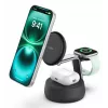 Ładowarka wewnętrzna Belkin UltraCharge Pro 25 W Qi2 Magnetyczna 3 w 1 Węgiel drzewny