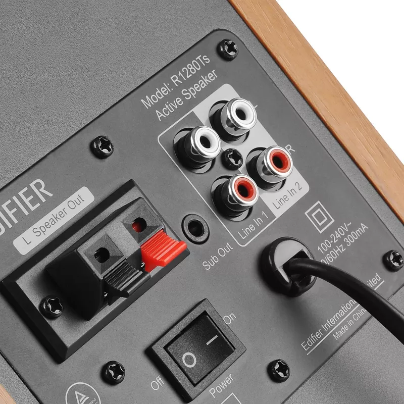 Edifier Studio R1280Ts 2.0 Drewno/Srebrny detaliczny