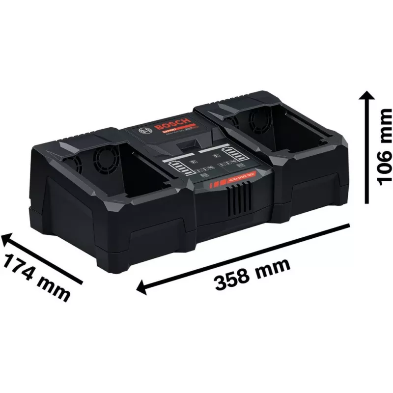 Ładowarka Bosch EXPERT EXAL18V2-320 18V 2A do akumulatorów Bosch 18V