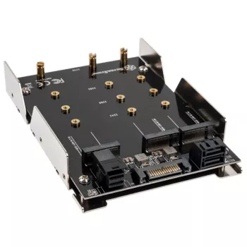 Obudowa HDD/SSD SilverStone SST-SDP12 — wewnętrzny uchwyt montażowy dla dysków 3,5 cala/2,5 cala