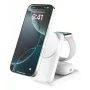 Ładowarka wewnętrzna Belkin UltraCharge 25 W Qi2 3w1 magnetyczna EU biała kwadratowa