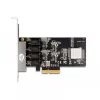 DeLOCK PCI Express x4 Karta 4 x RJ45 Gigabit LAN RTL8111 - PCIe - RJ-45 - PCIe 2.0 - Srebrny - PC - Windows 10 - Windows 11 - Windows 8.1 (88618)