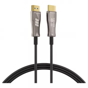 EFB Elektronik HDMI Fibre Optic Cable AOC Active 4K60Hz czarny - Cyfrowy/Wideo/Display - 20 m (HDMI-20-00008)