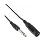Microconnect AUDNU5 kabel audio 5 m 6,35 mm czarny