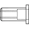 Nit zrywalny GESIPA M8 11×17 mm do paneli 0,25–3,5 mm, łeb płaski (6410332)