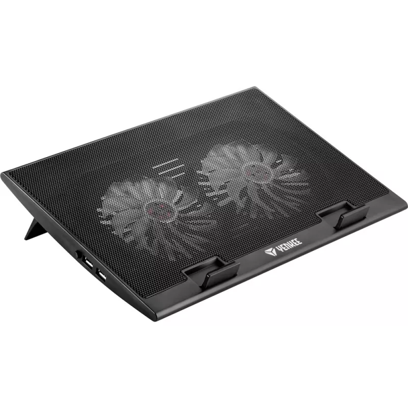 Podkładka chłodząca pod laptop YENKEE YSN 120 43.2 cm Czarny Niebieski