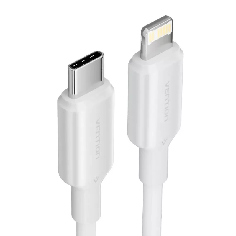 Kabel USB-C do Lightning 3A 480Mbps 1m BIAŁY