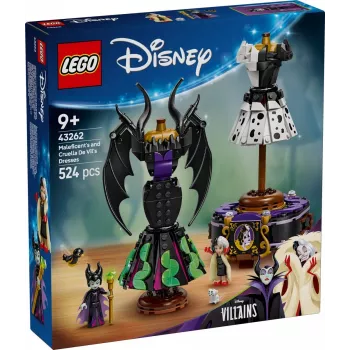 LEGO DISNEY 43262 Suknie Maleficent i Cruelli de Vil