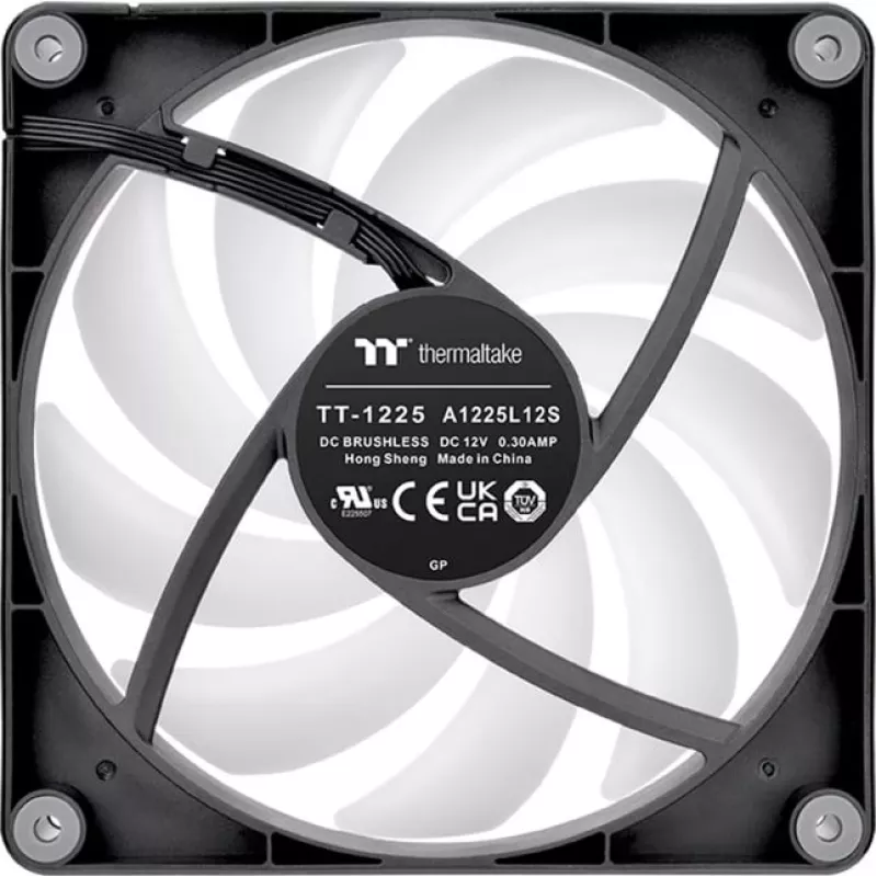 Thermaltake CT120 Reverse ARGB wentylatory obudowy 120 mm, 2 szt., czarne