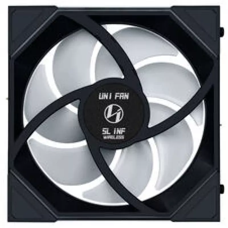 Wentylator chłodzący Lian Li UNI FAN SL-INF Wireless ARGB PWM Reverse Blade 140mm czarny