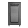 Szafa rack 19 cali LANBERG FF01-6222-23B 22U 600x1200 mm czarna z perforowanymi drzwiami