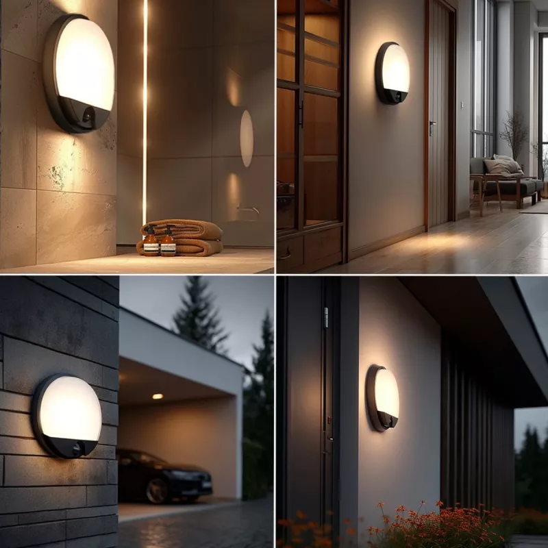Lampa LED 15W z czujnikiem ruchu na podczerwień MACLEAN MCE291 GR
