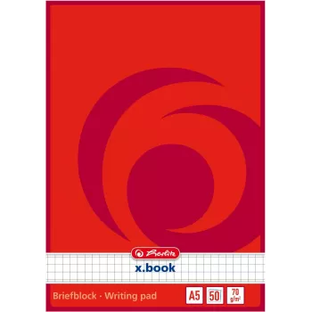 Notebook filler paper A5 Herlitz x.book 150x210 mm 50 sheets
