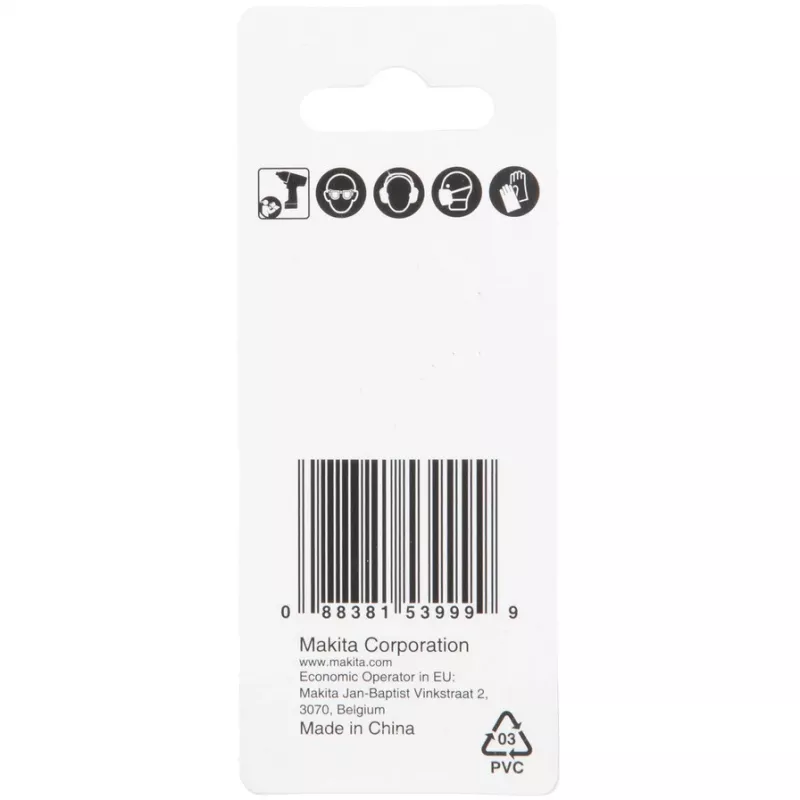 Makita Impact Black - Buchsen-Adapter - 3/8 - square - Sechs-Punkt - 1/4 - Inbus - Länge: 50 mm