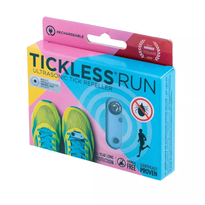Tickless Run niebieski odstraszacz kleszczy dla ludzi