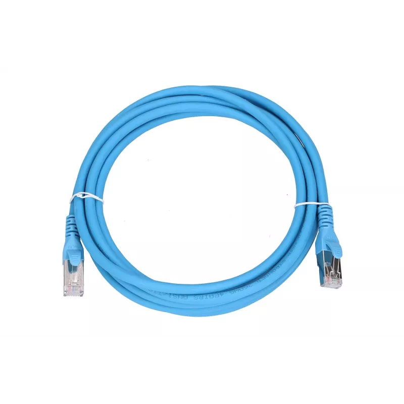 Kabel sieciowy Extralink LAN Patchcord Kat.6A RJ-45 Cat6a 3m niebieski
