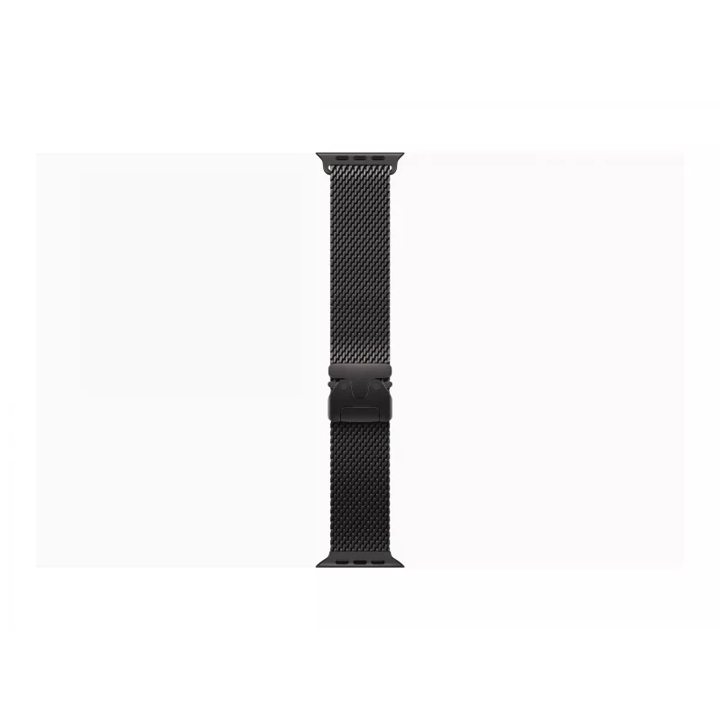 Apple Watch Ultra 2 GPS + Cellular 49mm Czarna Koperta z Tytanu z Czarną Bransoletą Milanese Loop - M