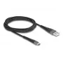 Kabel USB DeLOCK USB 2.0 2 m USB A USB C Czarny 81122