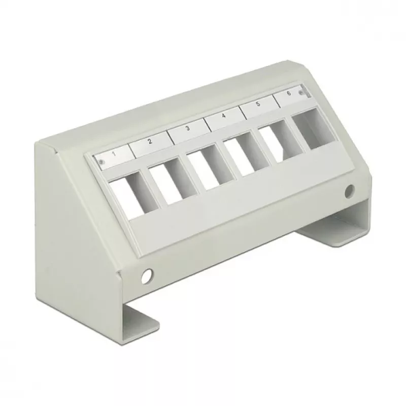 Patch panel DeLOCK 86218 szary 65mm x 49mm x 130mm