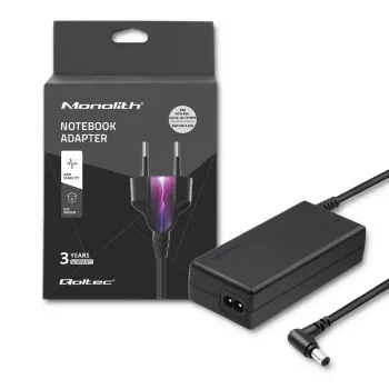 50014.65W - zasilacz do laptopa - wewnętrzny - 100-240 V - 50/60 Hz - 65 W - 20 V (50014.65W) - Qoltec