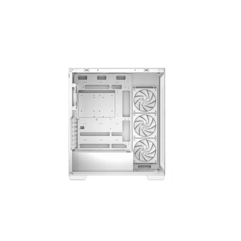 Obudowa PC DeepCool CG580 4F V2 Midi Tower biały — ATX, hartowane szkło, 3 wentylatory boczne 120 mm, wsparcie chłodnicy bocznej 360 mm